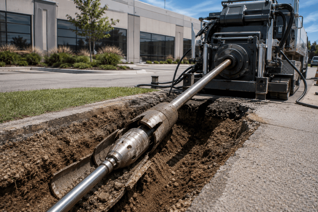 commercial pipe bursting services in calgary